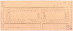 Bismarckplatz, Stolp: (Lichtpause von Inv.-Nr. 41110): Grundriss des Platzes 1:500, Stempel