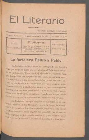 La fortaleza Pedro y Pablo