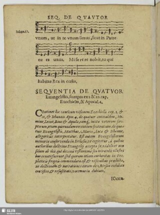 Sequentia de quatuor Evangelistis