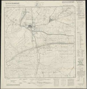 Messtischblatt 3146 : Liebenwalde, 1945 Liebenwalde : Liebenwalde. - Aufn. 1881, hrsg. 1883, letzte Nachtr. 1928, Aus. - 1:25000. - [Berlin]: Reichsamt für Landesaufnahme, 1945. - 1 Kt.