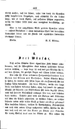 Drei Wünsche