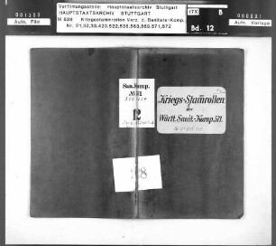 Kriegsstammrolle der Sanitätskompanie Nr. 571