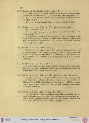 Cod. Pal. lat. 500 - 599