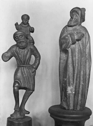 Figur eines heiligen Christopherus