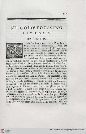 Niccolo’ Poussino