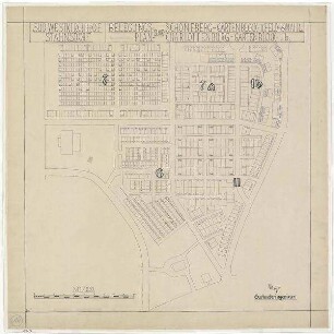 Belegungspläne Schöneberg /Charlottenburg (kartoniert) Südwestkirchhof Stahnsdorf - Schöneberg Gartenblock II, Feld 6 Wahlstellen ; Charlottenburg Gartenblock Ib