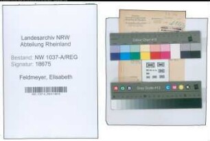 Entnazifizierung Elisabeth Feldmeyer , geb. 01.11.1910 ()