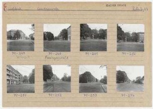 Straßenansichten. Berlin, Lichtenberg, Gudrunstraße/Volkerstraße/Fanninger Straße/Frankfurter Allee