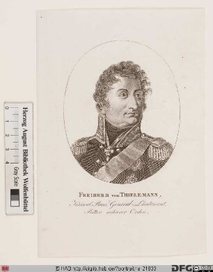 Bildnis Johann Adolph Thielmann (1812 Frhr. von)