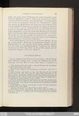 § 18. Kultische Haltung
