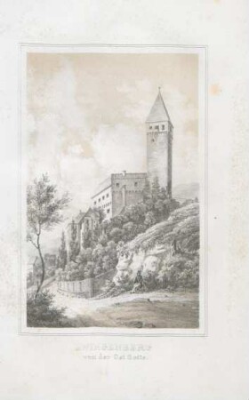 Zwingenberg von der Ostseite