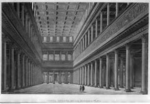 Gli Edifizi di Roma Antica, Band 2, Roma, Balilica Ulpia, Rekonstruktion des Inneren