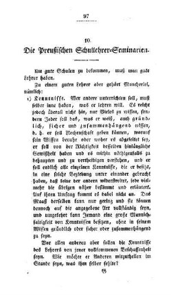 Die Preußischen Schullehrer-Seminarien