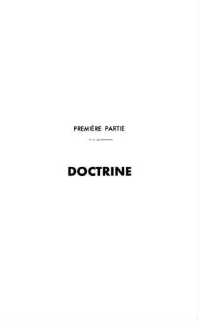 389-450, Première partie: Doctrine