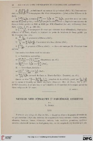35: Nouvelles notes d'épigraphie et d'archéologie assyriennes