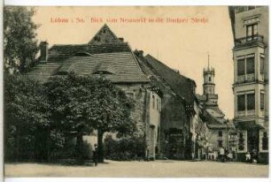 Löbau. Neumarkt und Bautzner Straße