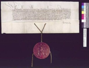 König Friedrich IV. bestätigt dem Grafen Ulrich V. alle Privilegien und Pfandschaften.