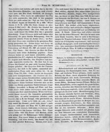 Neumann, K. G.: Bemerkungen über die gebräuchlichsten Arzneimittel. Berlin: Liebmann 1840 (Beschluss von Nr. 50)