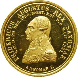 König Friedrich August I. - Tod