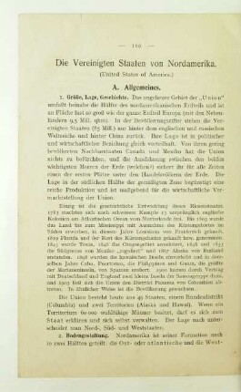 Die Vereinigten Staaten von Nordamerika