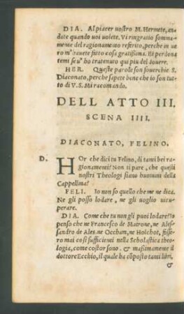 Dell Atto III. Scena IIII.