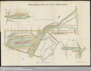 Hafenanlagen für den Elster-Saale-Kanal