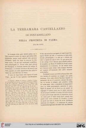 1: La terramara Castellazzo di Fontanellato nella provincia di Parma