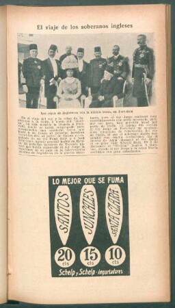 El viaje de los soberanos ingleses