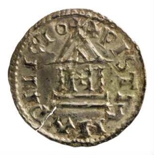 Münze, Denar, 840/855