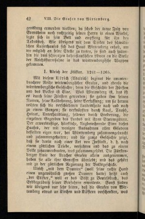 1. Ulrich der Stifter (1241-1265)