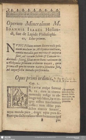 Liber primus