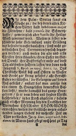 Officium hebdomadae sanctae : Mit Erklärung der Geheimnuß und Ceremonien, wie solche bey denen Heiligen Vättern, Gelehrten und frommen Außlegern zu finden = Gottes-Dienst Der Heiligen oder so genanten Char-Woch