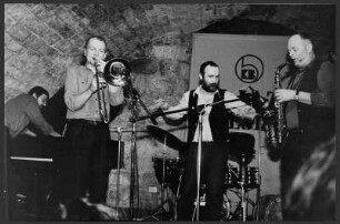 Zentralquartett bei einem Auftritt im Jazzclub Tonne