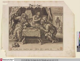 [Der blinde Isaak segnet den als Esau verkleideten Jakob; Blind Isaac Blessing Jacob Disguised as Esau]