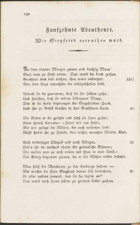 Funfzehnte Abentheure. Wie Siegfried verratheen ward.