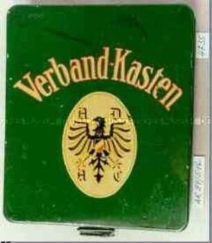 Blechdose für "Verband-Kasten"