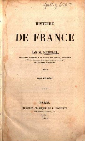 Histoire de France, 2