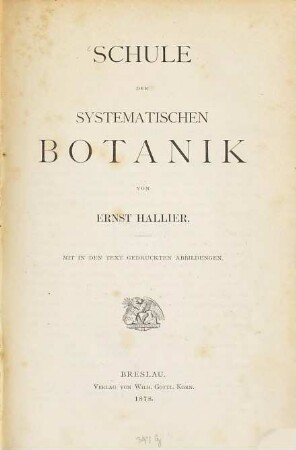 Schule der systematischen Botanik
