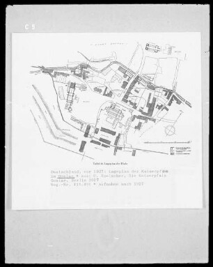 Lageplan der Kaiserpfalz in Goslar