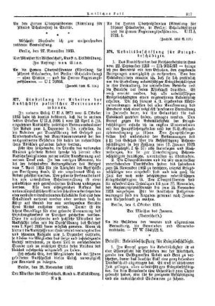 Arbeitsbeschaffung für Kriegsbeschädigte : [Amtlicher Teil]