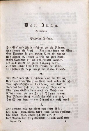 Lord Byron's sämmtliche Werke, 9. Don Juan, sechster bis dreizehnter Gesang