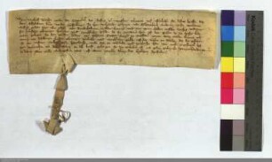 Das Stift Wetzlar genehmigt den Tausch, den Volpracht von Gladenbach, sein Vikar, mit zweieinhalb Malter Korn und einem halben Malter Weizen und s...