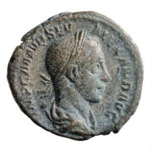 Münze, Denar, 227 n. Chr.