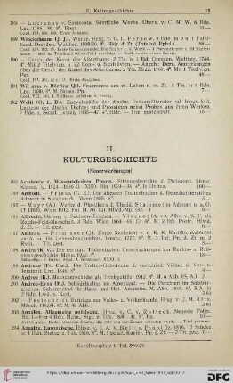 II. Kulturgeschichte (Nr.193-760)