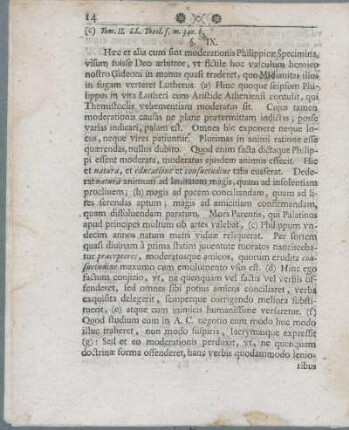 §. IX. [Philippi animus moderatus.]