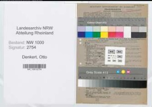 Entnazifizierung Otto Denkert, geb. 13.10.1890 (Knappschaftsangest.)