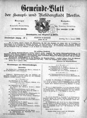 1892,1: No. 1, 3. Januar 1892