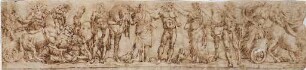 Relief eines Sarkophags