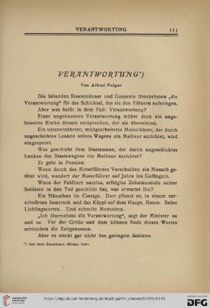 Verantwortung
