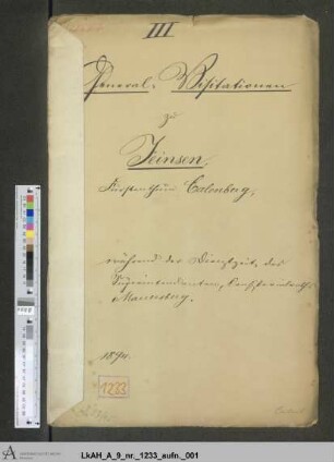 Jeinsen: Visitationsakten